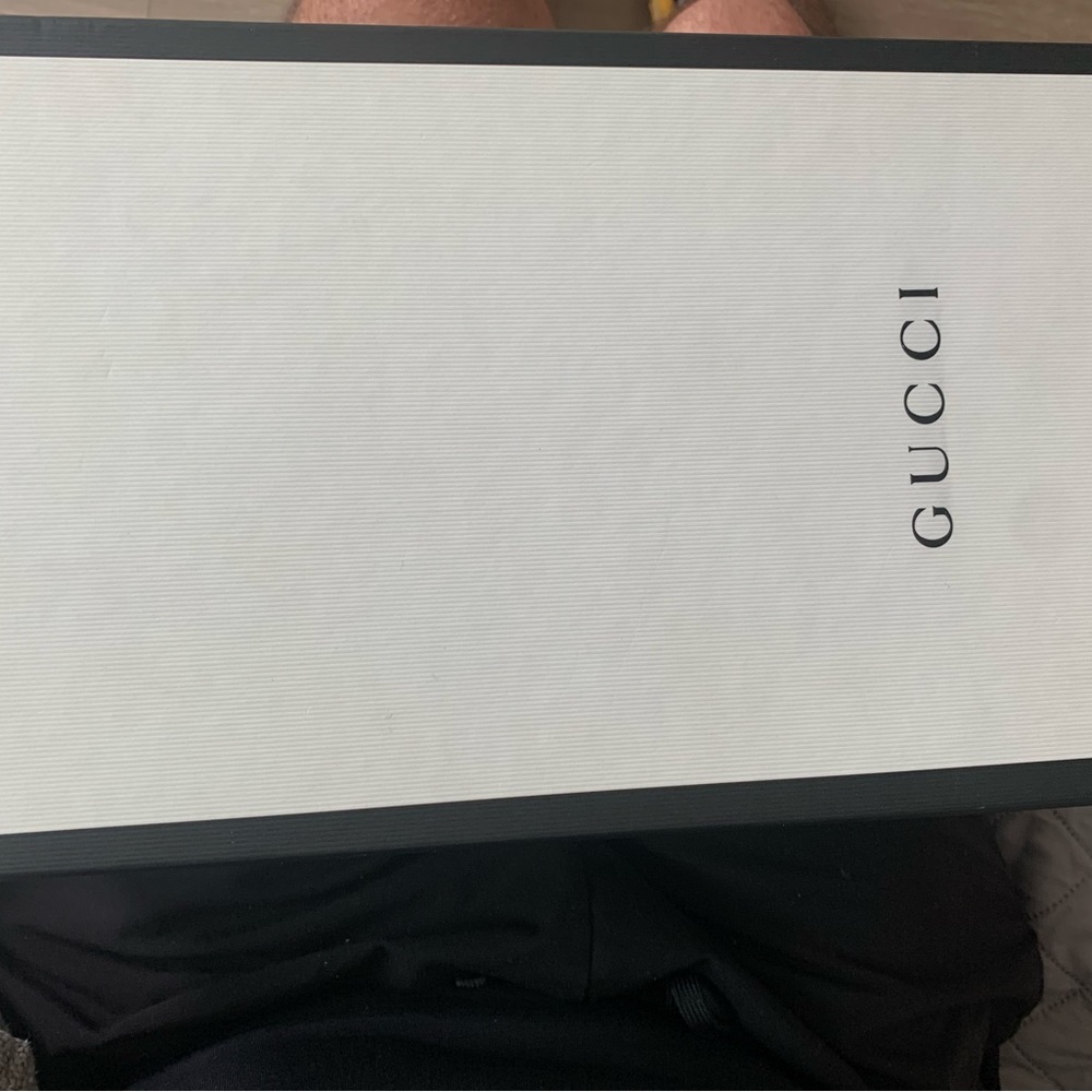 Gucci shoes size 12 1/2 only tried on never worn out. Brand new selling for $350